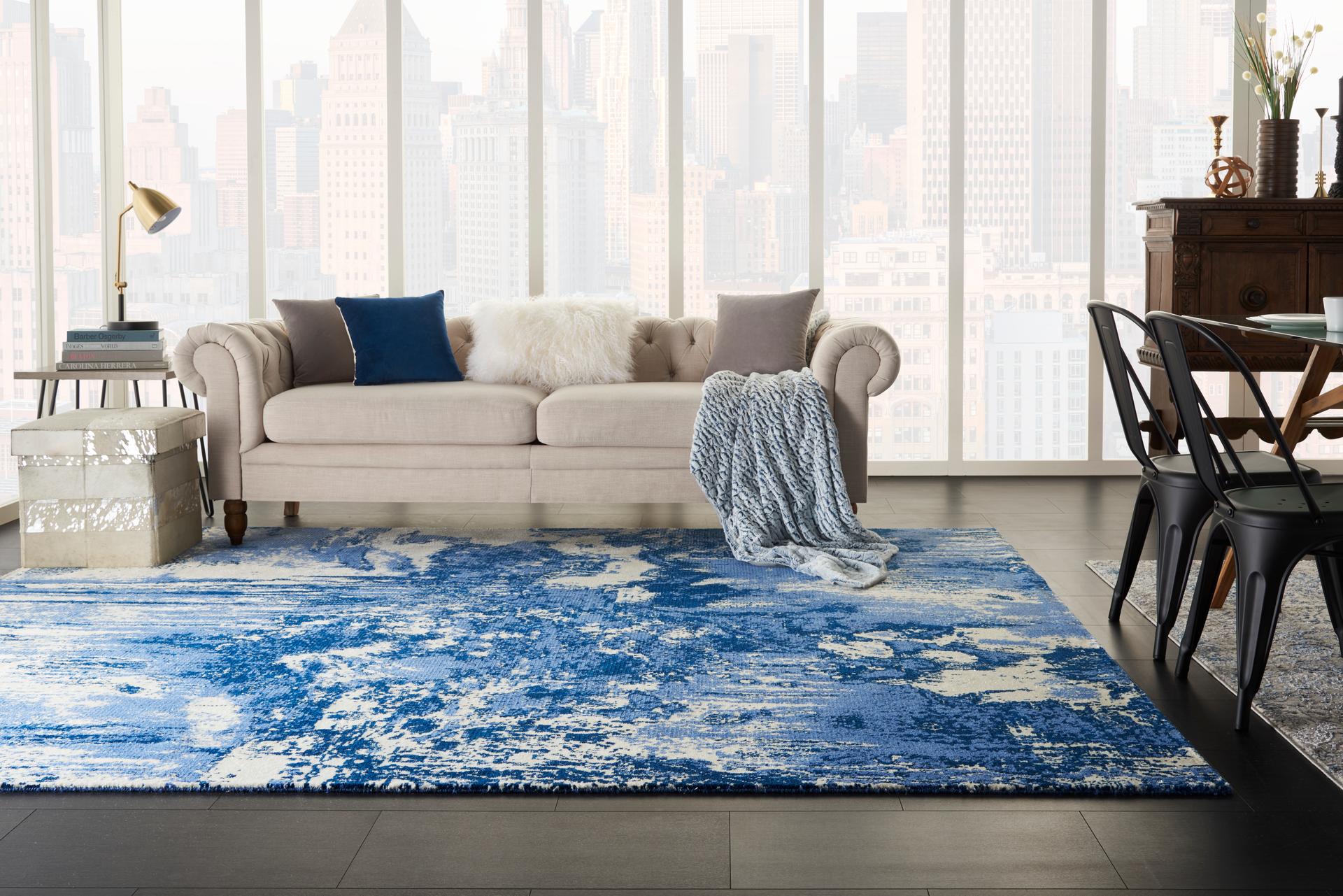 Twilight TWI24 Blue Ivory Rug