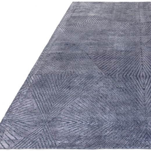 Clarke and Clarke Rug Blue Twilight