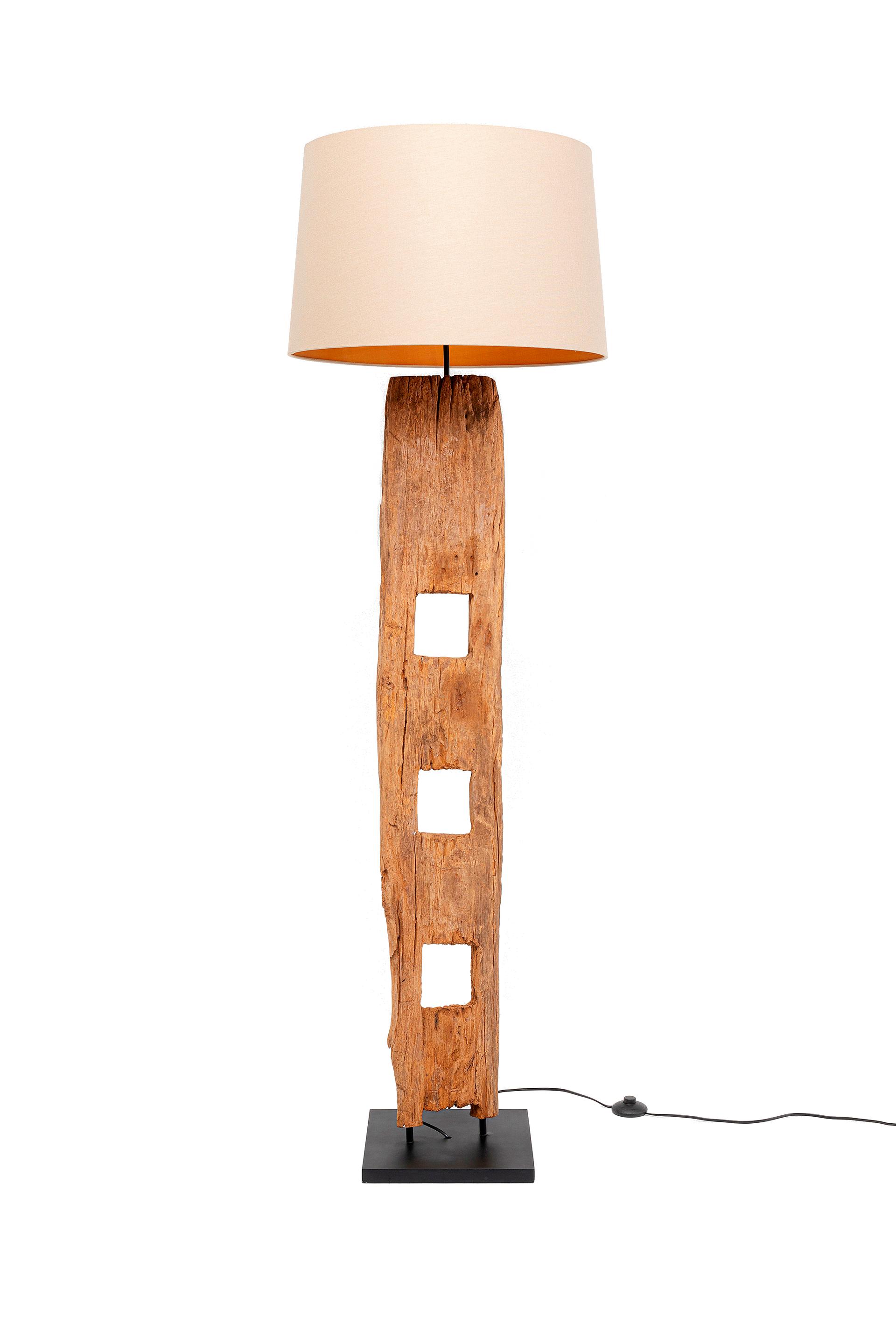 Floor Lamp Natural Holes 175cm