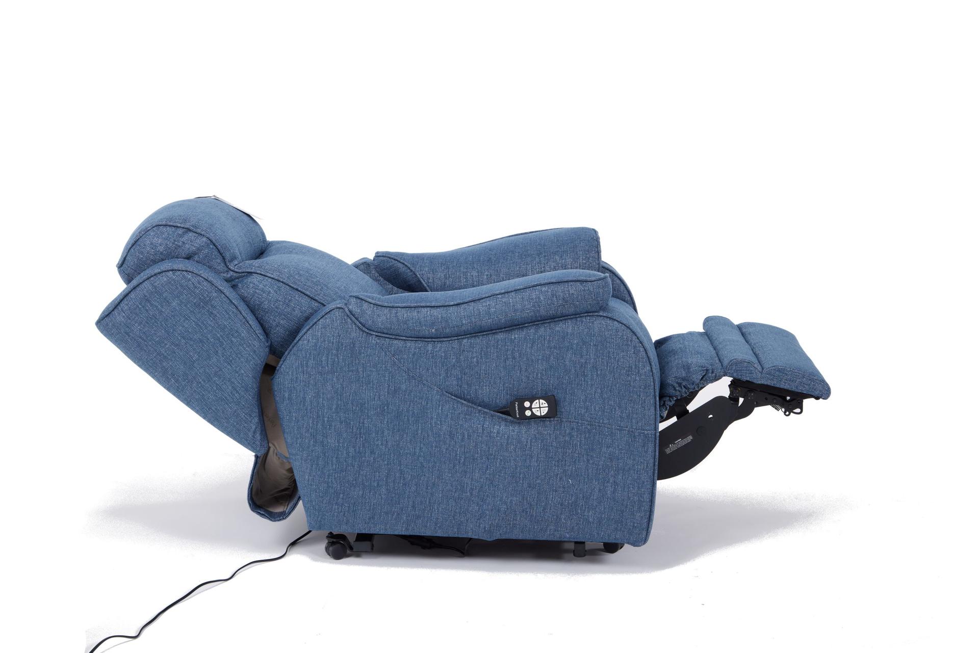 Boston Rise and Recline Armchair Carton Navy