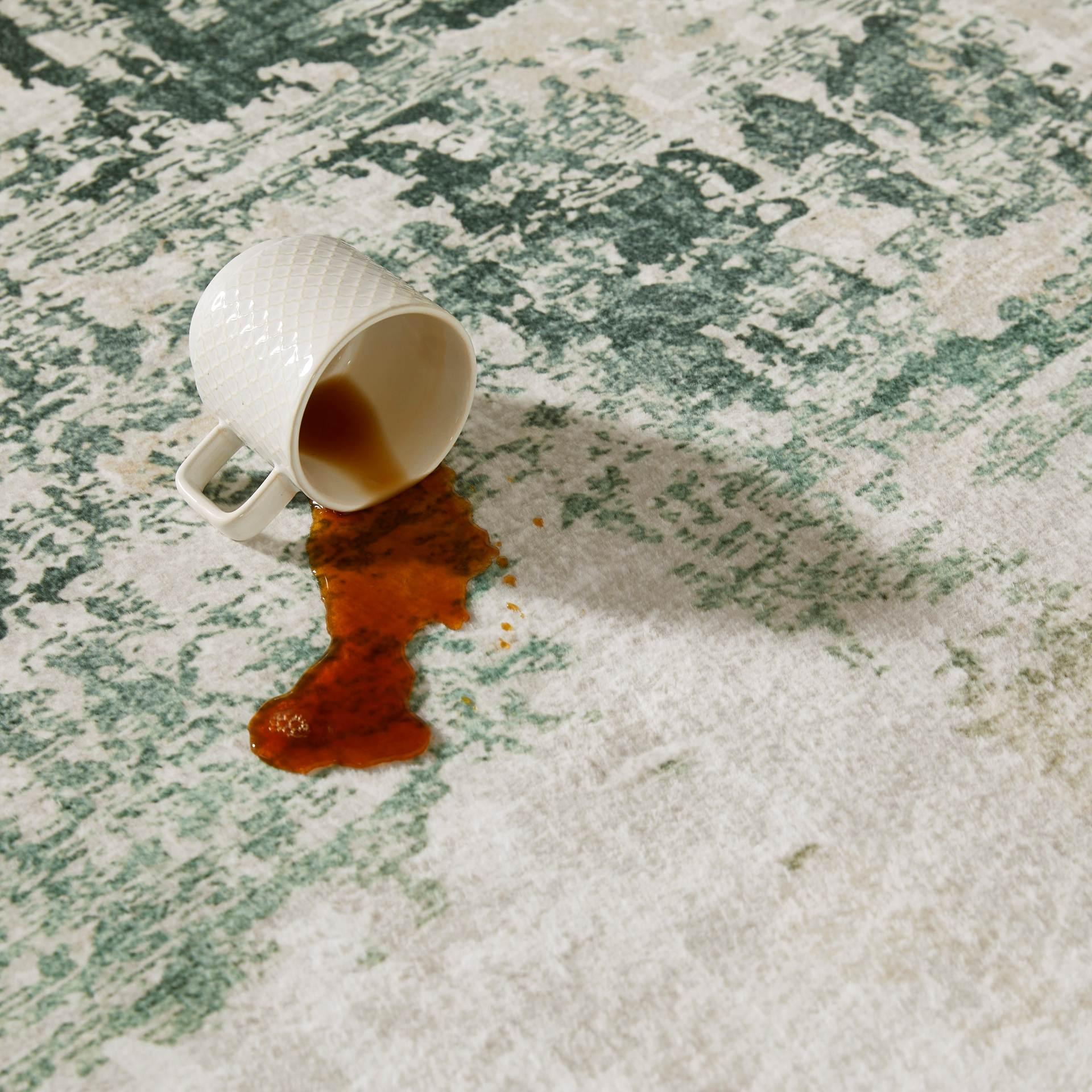 Concept Looms LUX10 Washable Rug Grey Yellow