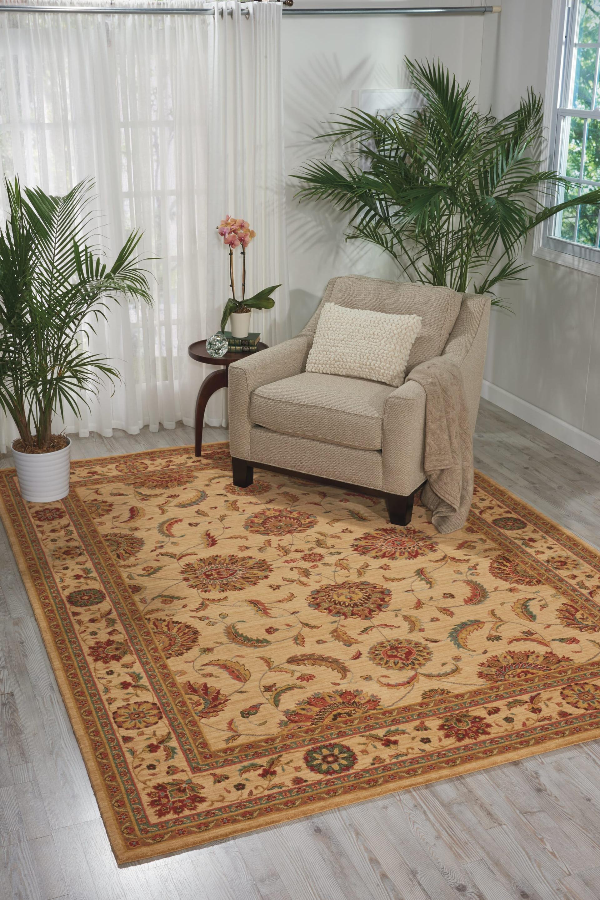 Living Treasures Rug LI04 Ivory