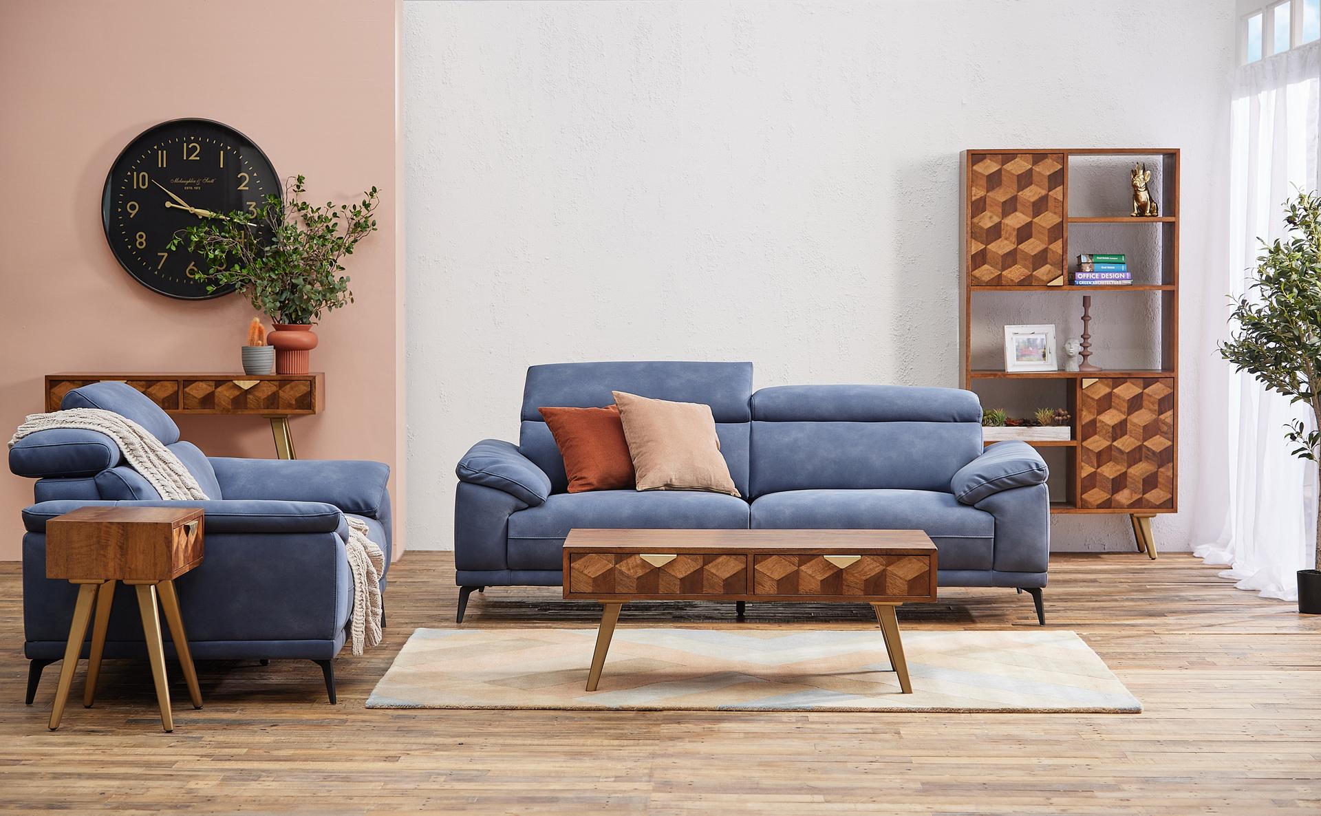 Montero 3 Seater Sofa - Navy