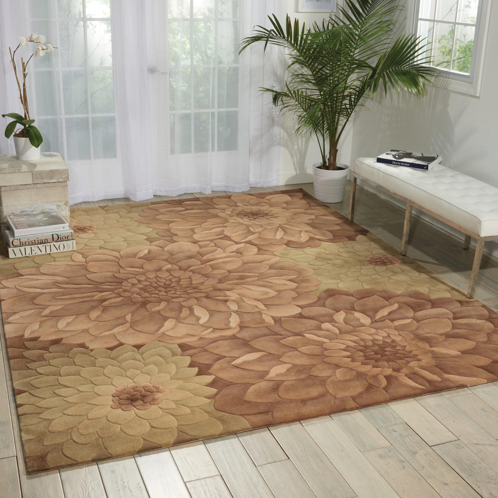 Tropics Rug TS11 Taupe/Green