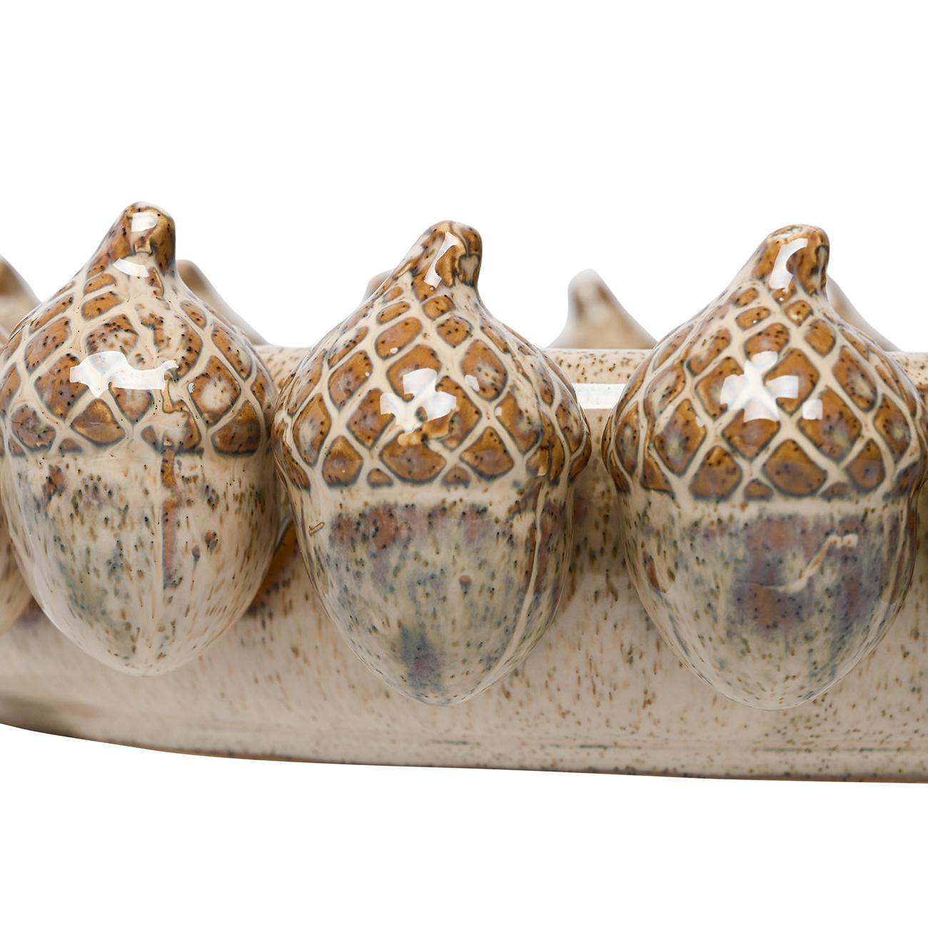 Acorn Cluster Ceramic Platter