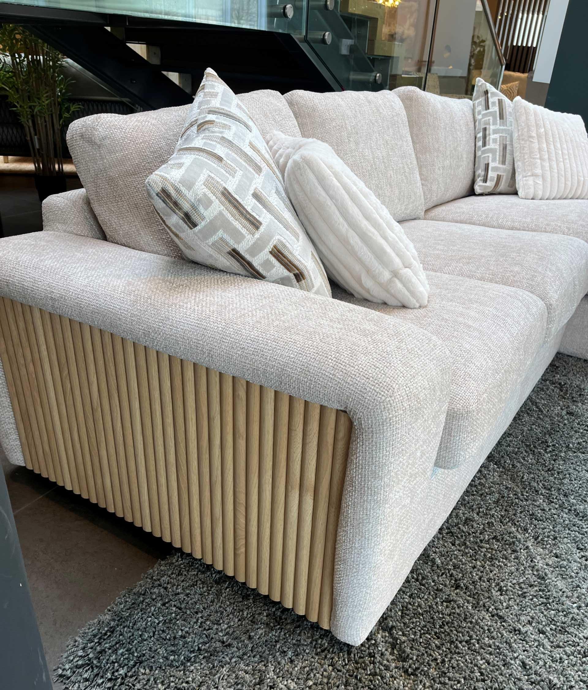 Cassa Large Chaise Sofa - Clearance Limerick