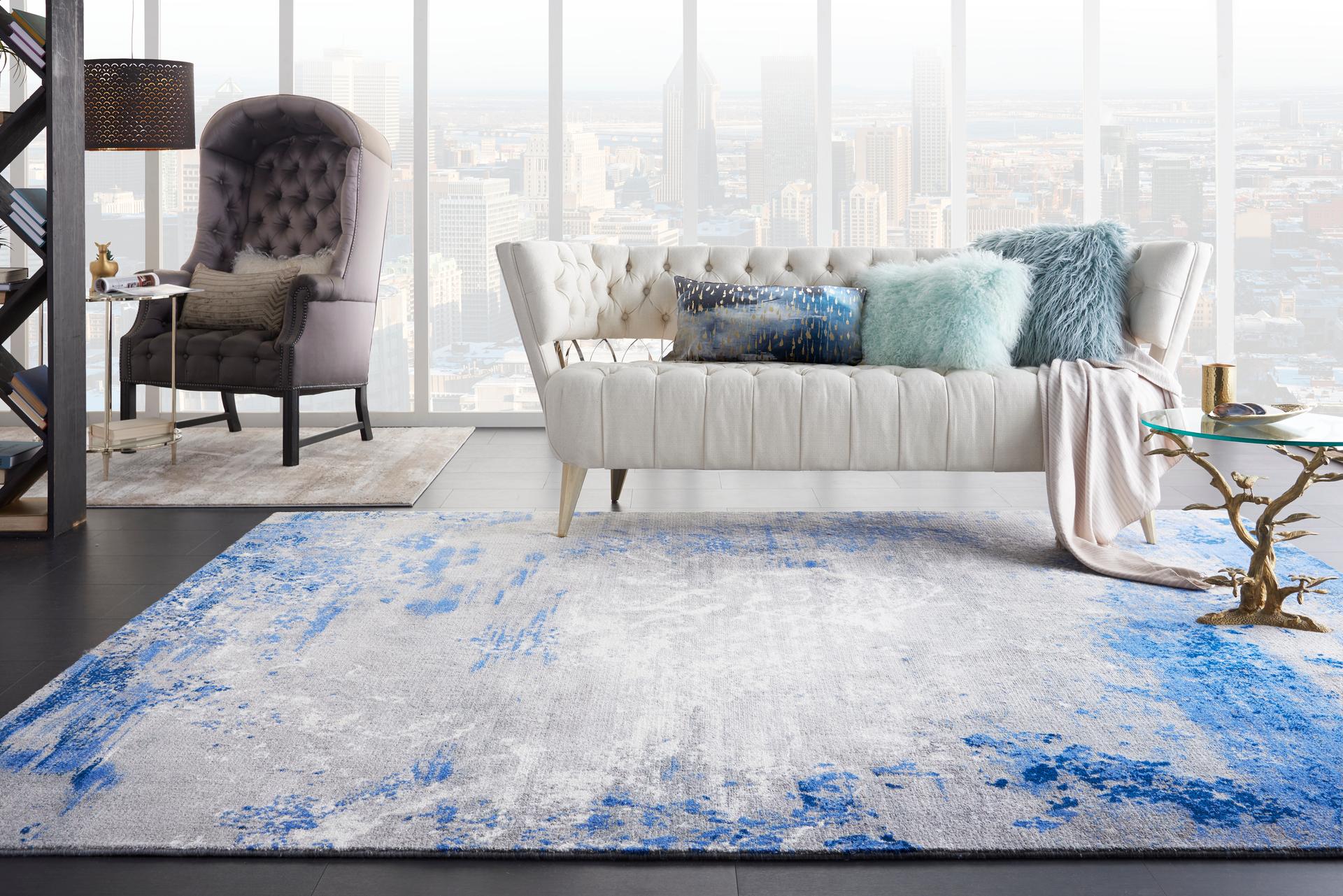 Twilight TWI22 Blue Grey Rug