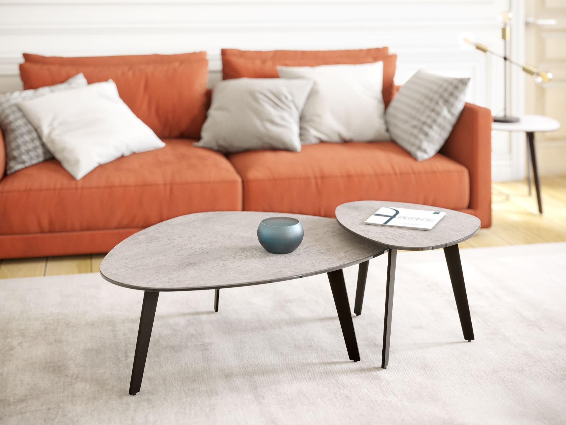 Astra Coffee Table Galet Argile