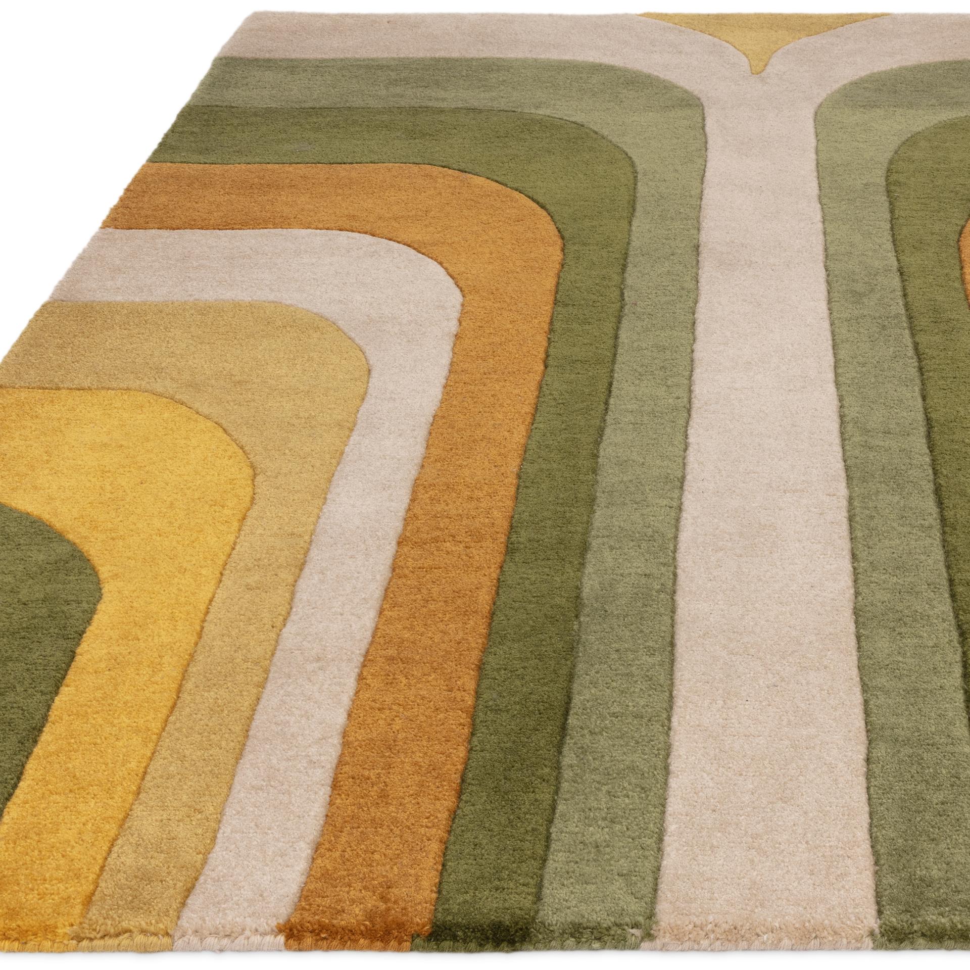 Romy Rug Retro Green