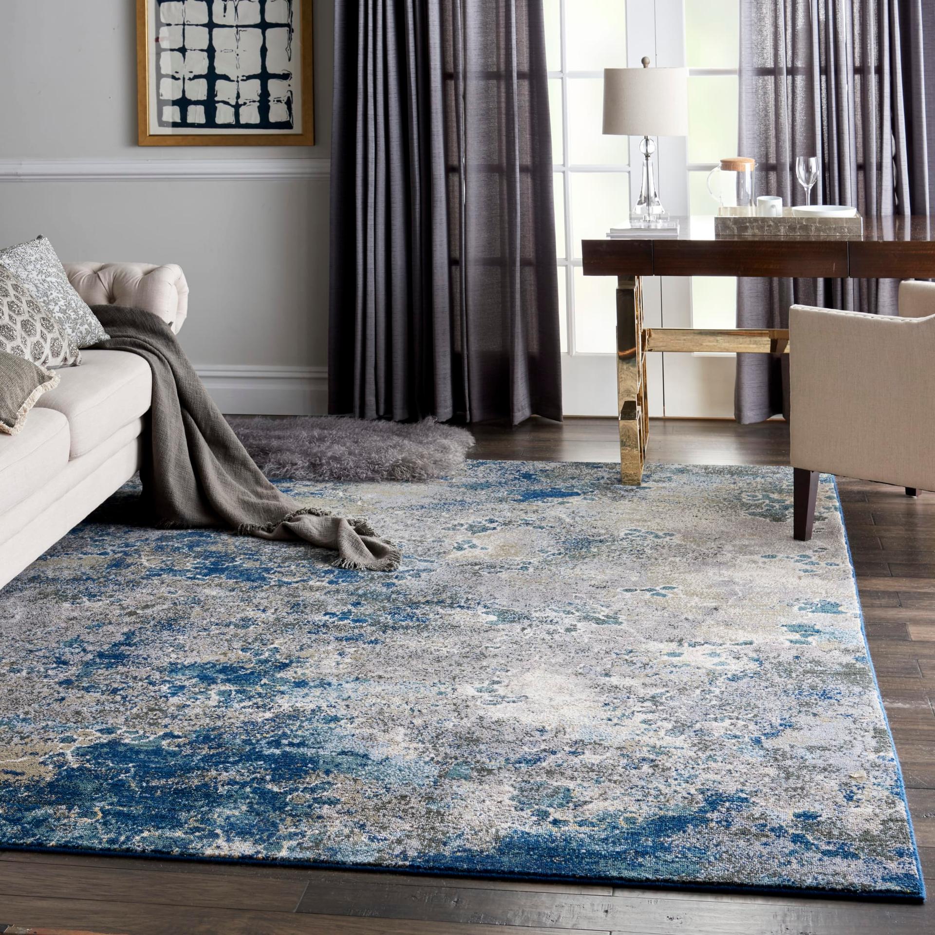 Artworks ATW02 Blue Grey Rug