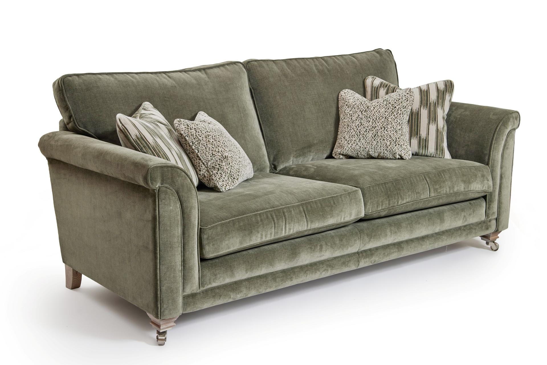 Elton Grand Sofa Sage Plain