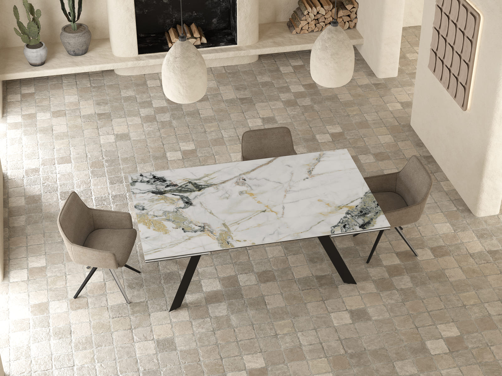 Astra Grande Extending Dining Table