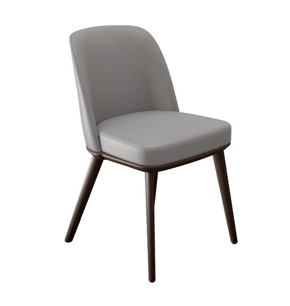 Calligaris Foyer Taupe Leather Chair