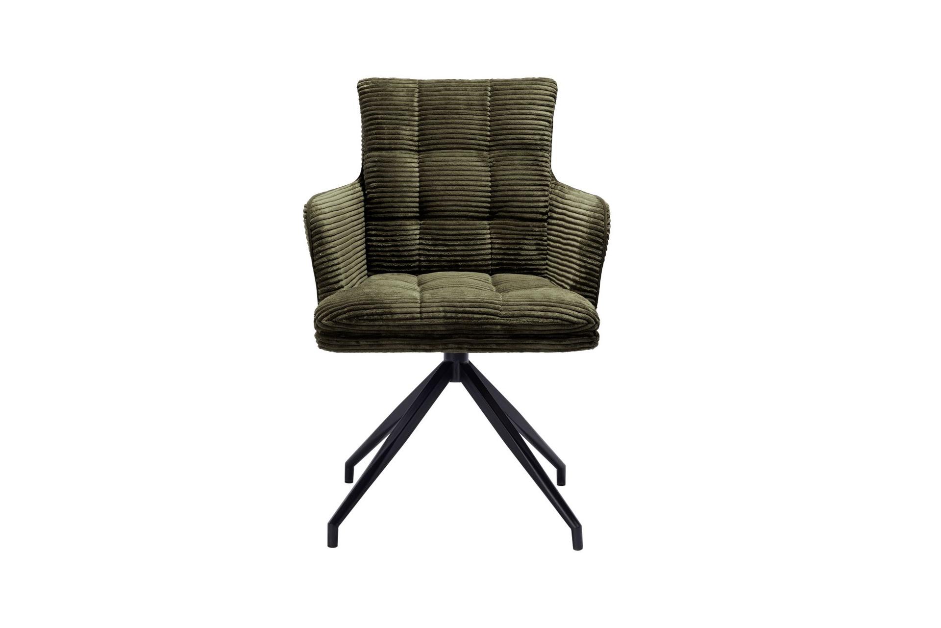 Arthur Swivel Dining Chair Green
