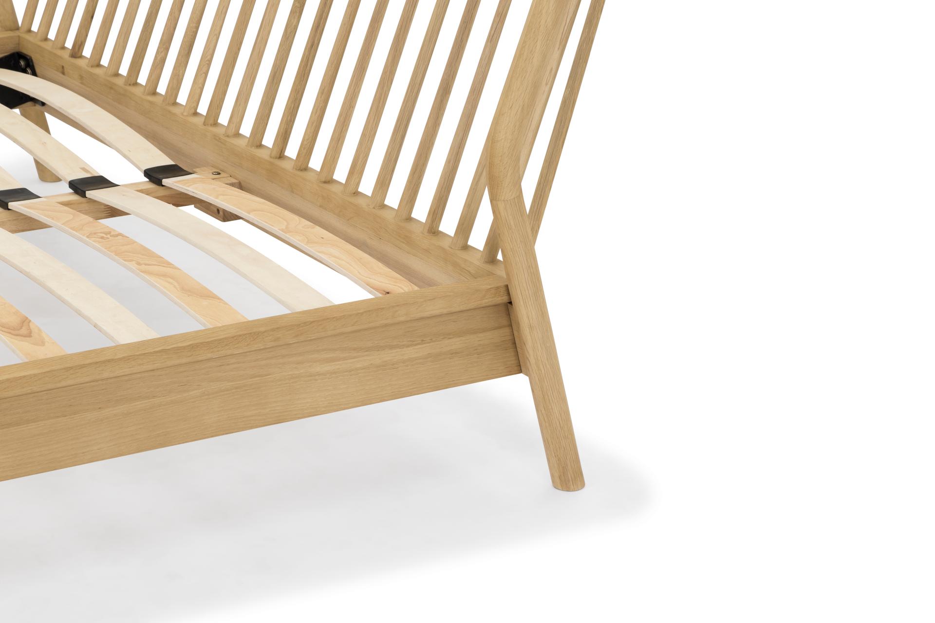 Malmo Natural Oak Bed Frame