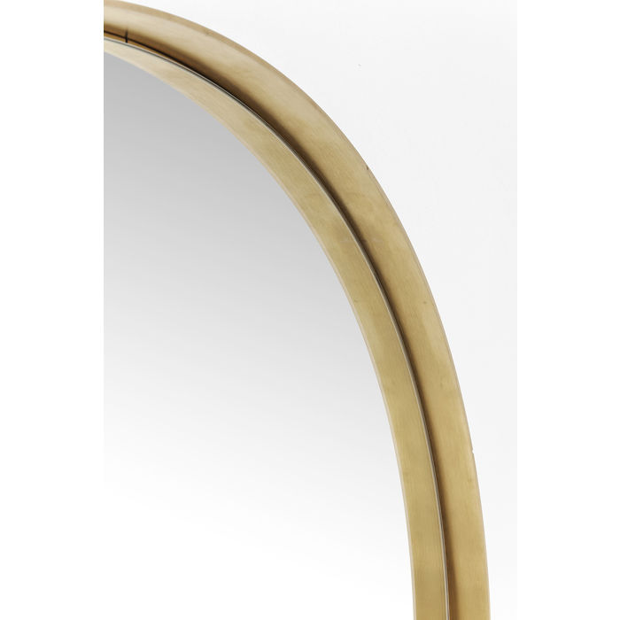 Brass Curve Mirror