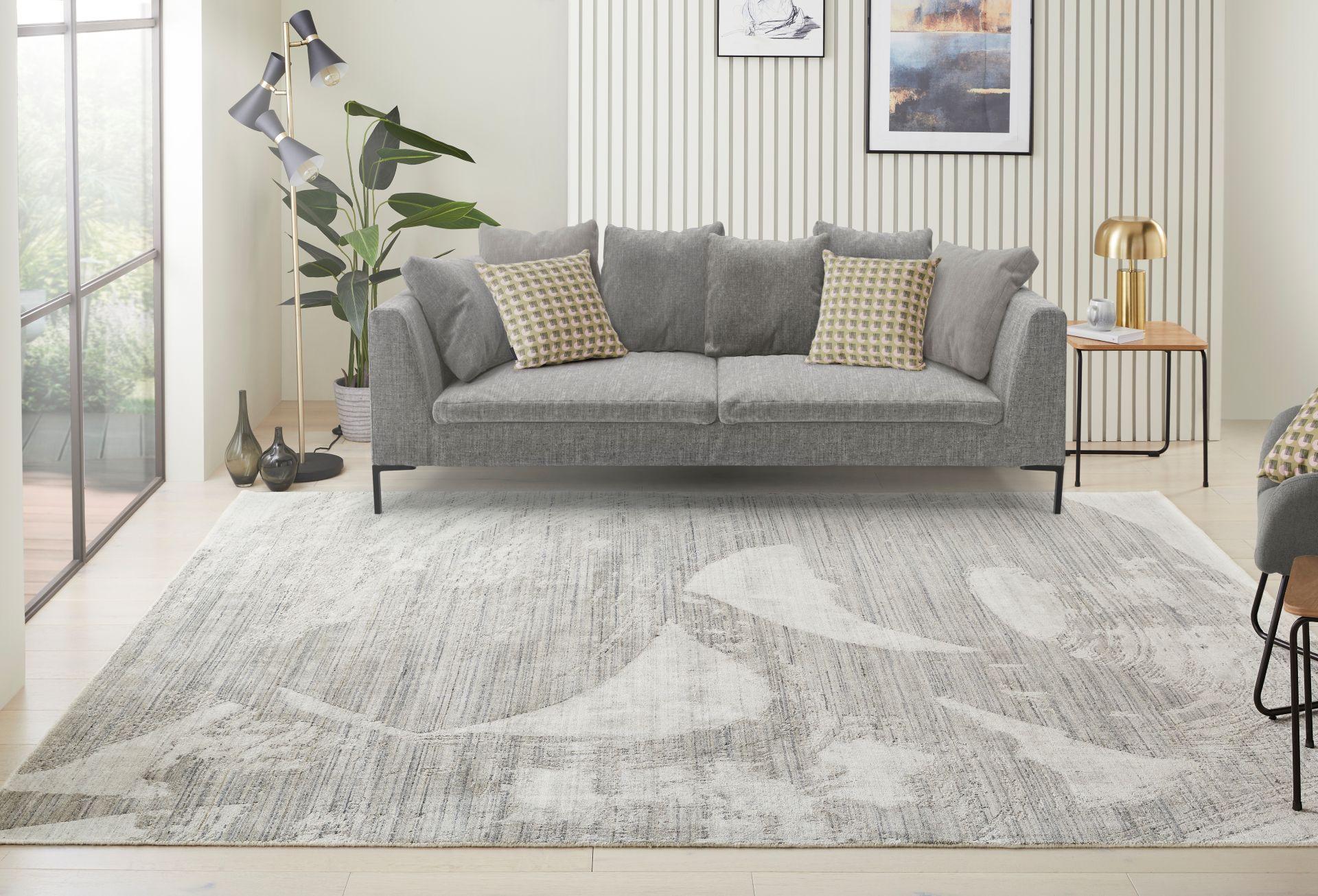 Concept Looms DU155 White/Light Blue Rug