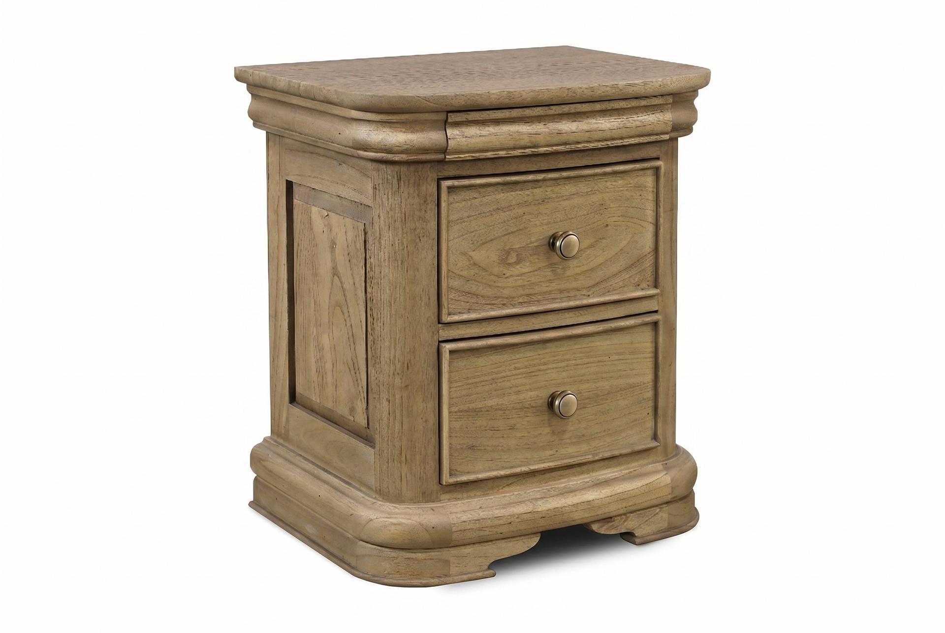 Merville 3 Drawer Bedside Table