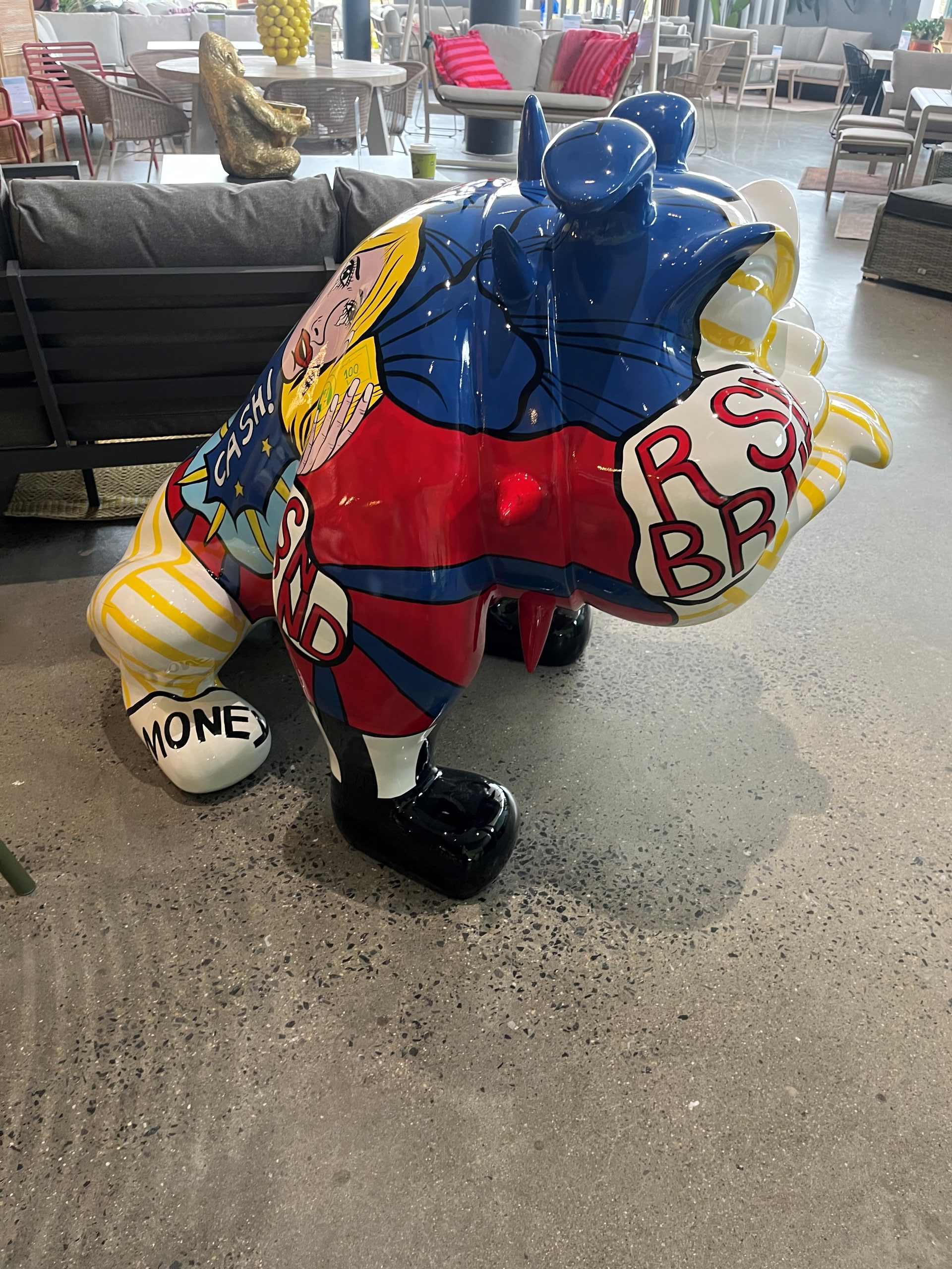 Deco Figurine Graffiti Dog - Clearance Limerick