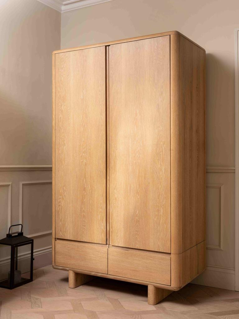Rowan Double Wardrobe Oak