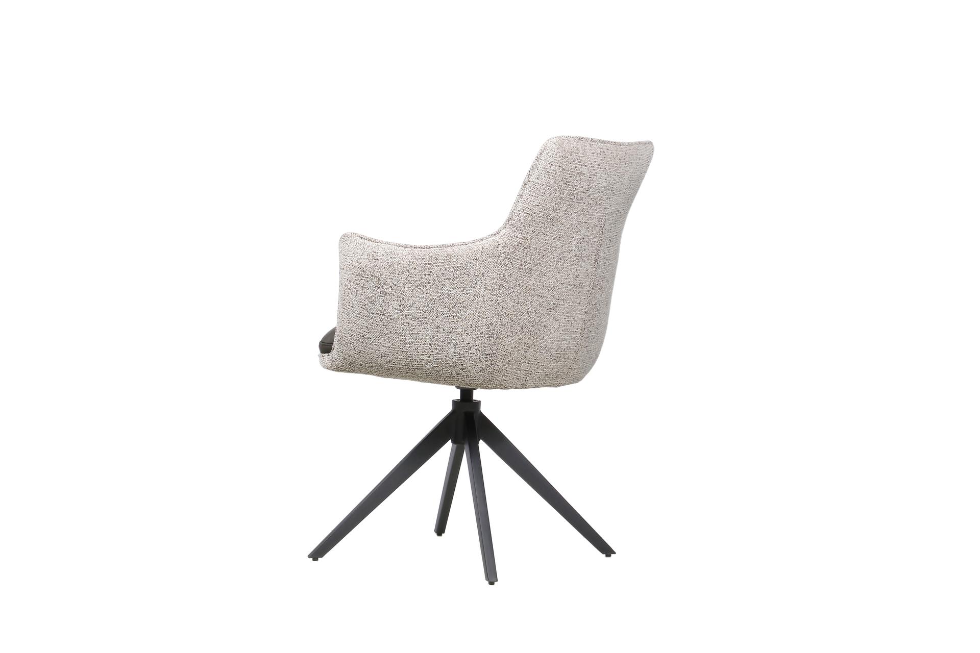 Norah Swivel Chair Dark Grey