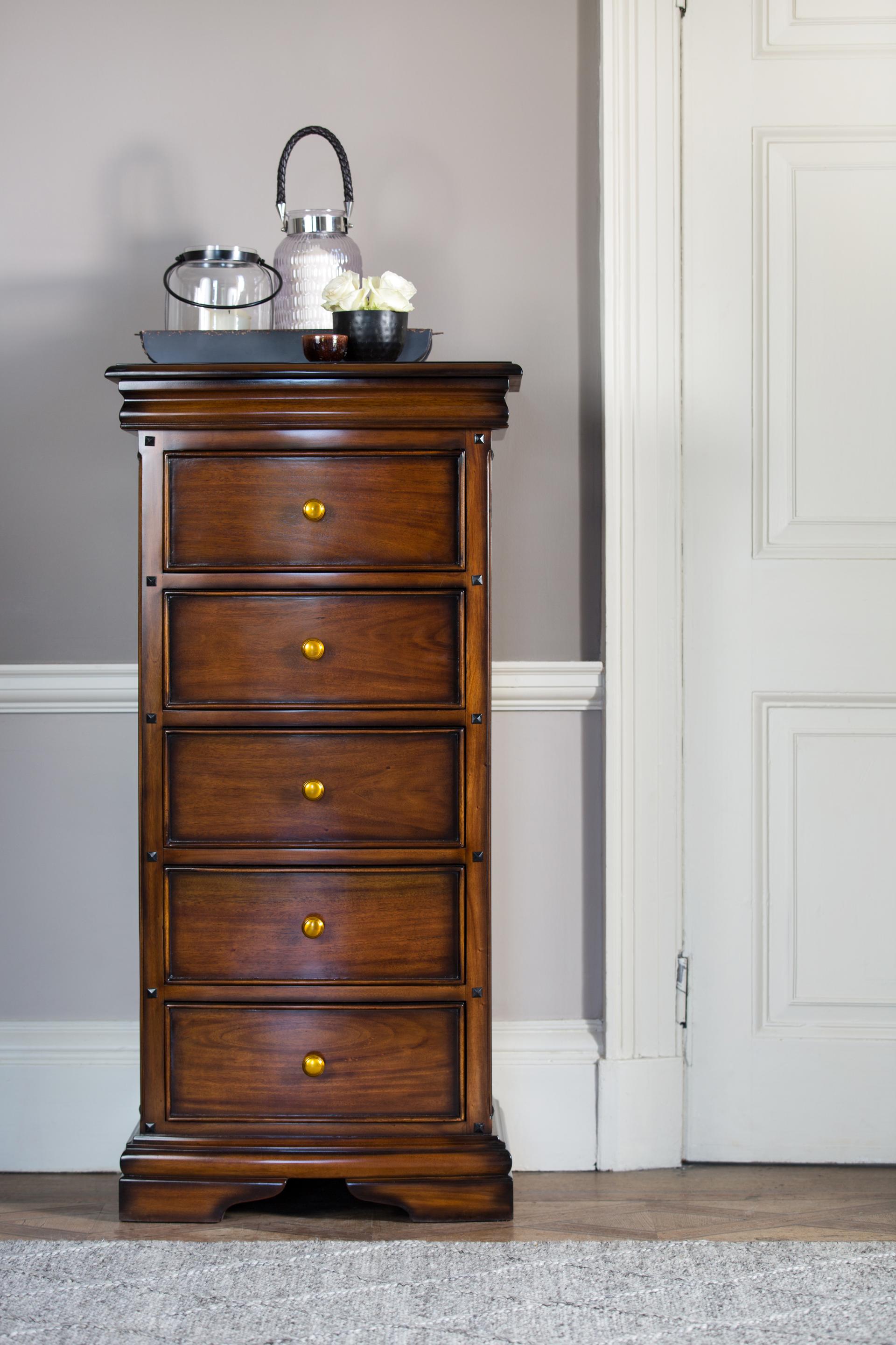 Loire Narrow 6 Drawer Chest of Drawers