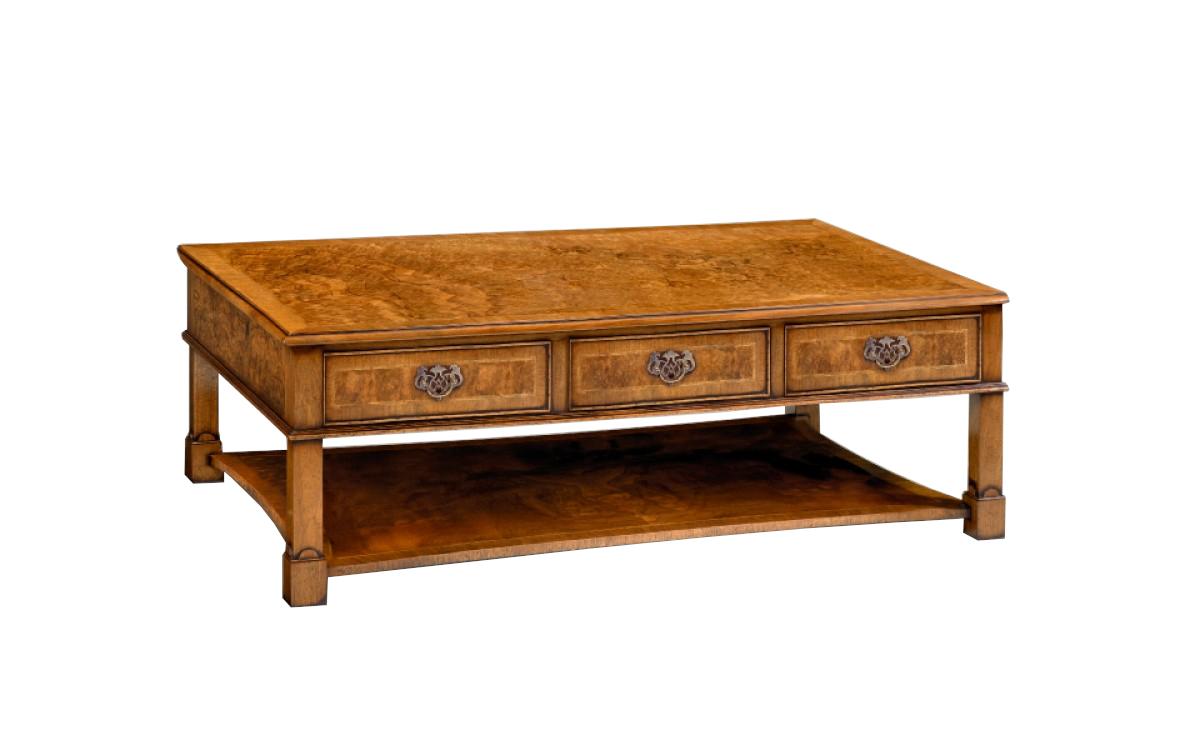 Vintage 6 Drawer Coffee Table