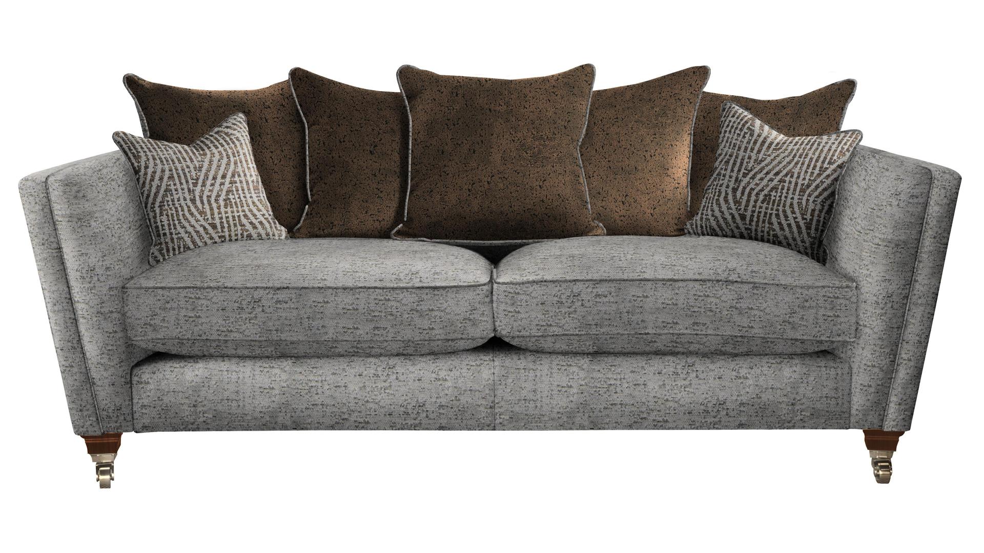 Harlow Scatter Back Grand Sofa Remini Pebble