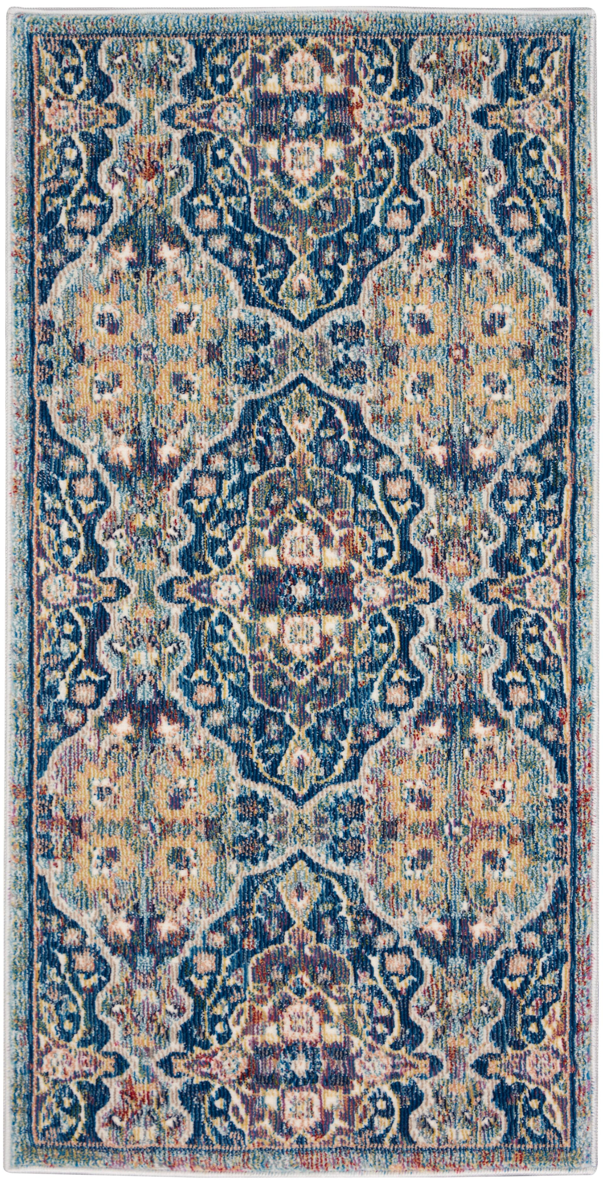 Ankara Global Rug ANR16 Navy/Multicolour