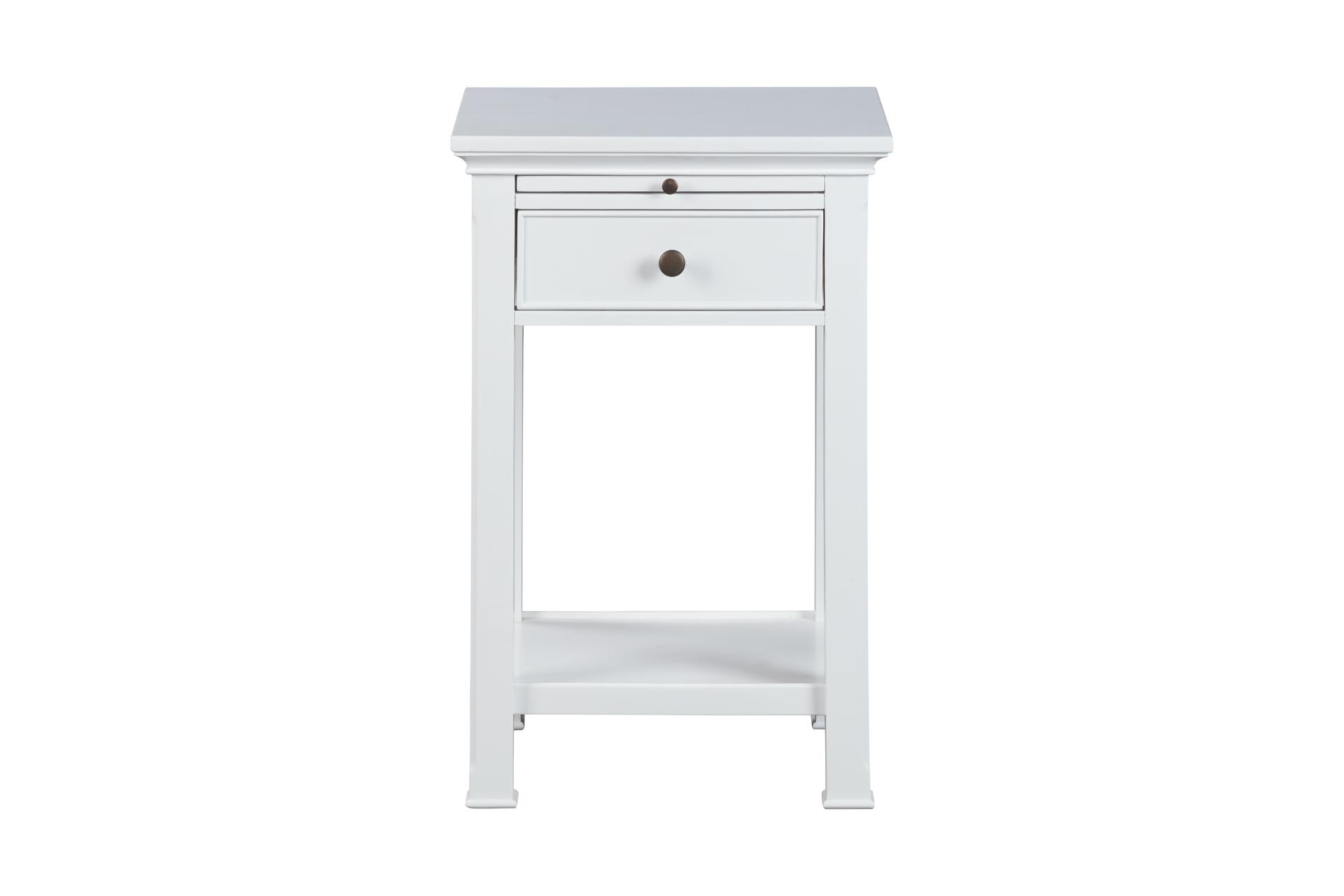 Pietra Bedside Locker Antique White