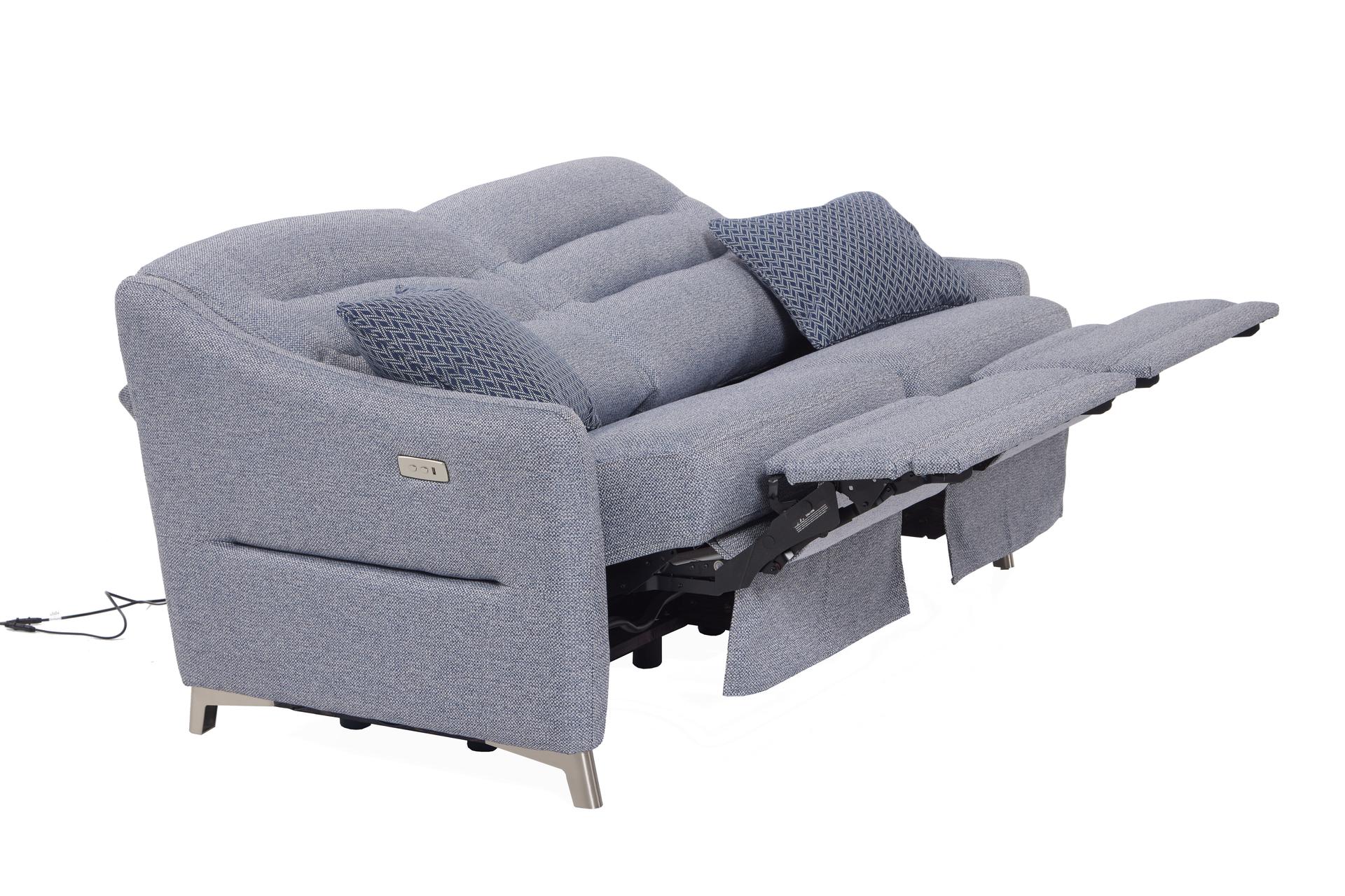 Jesper 3 Seater Double Power Recliner