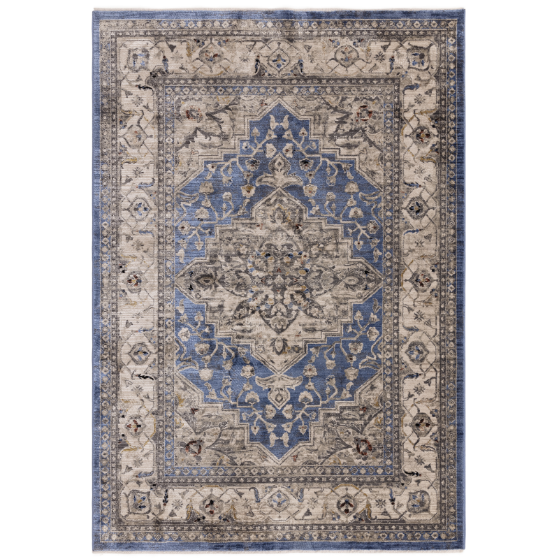 Sovereign Rug Blue Medallion