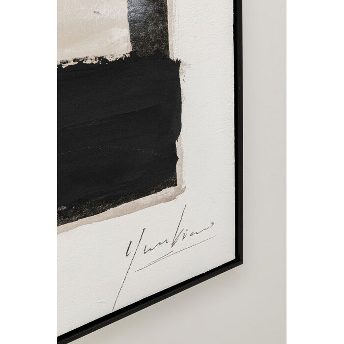 Lontano Beige Framed Picture