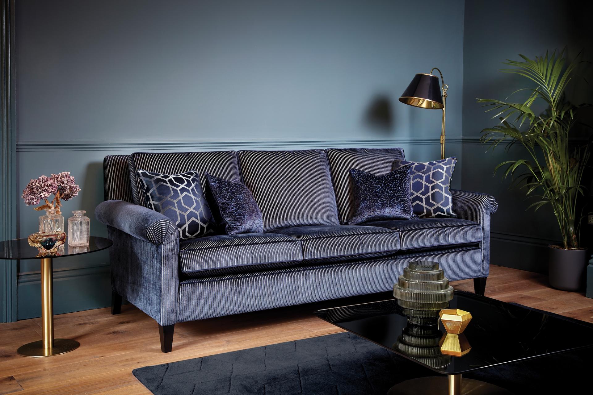 Duresta Gabrielle Medium Sofa Kensington Noir
