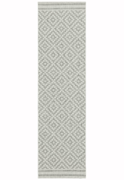 Patio Diamond Grey Outdoor Rug