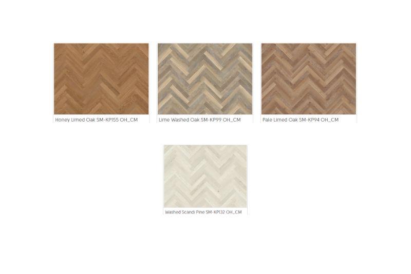 Knight Tile Herringbone - Gluedown (45.7x7.6cm)