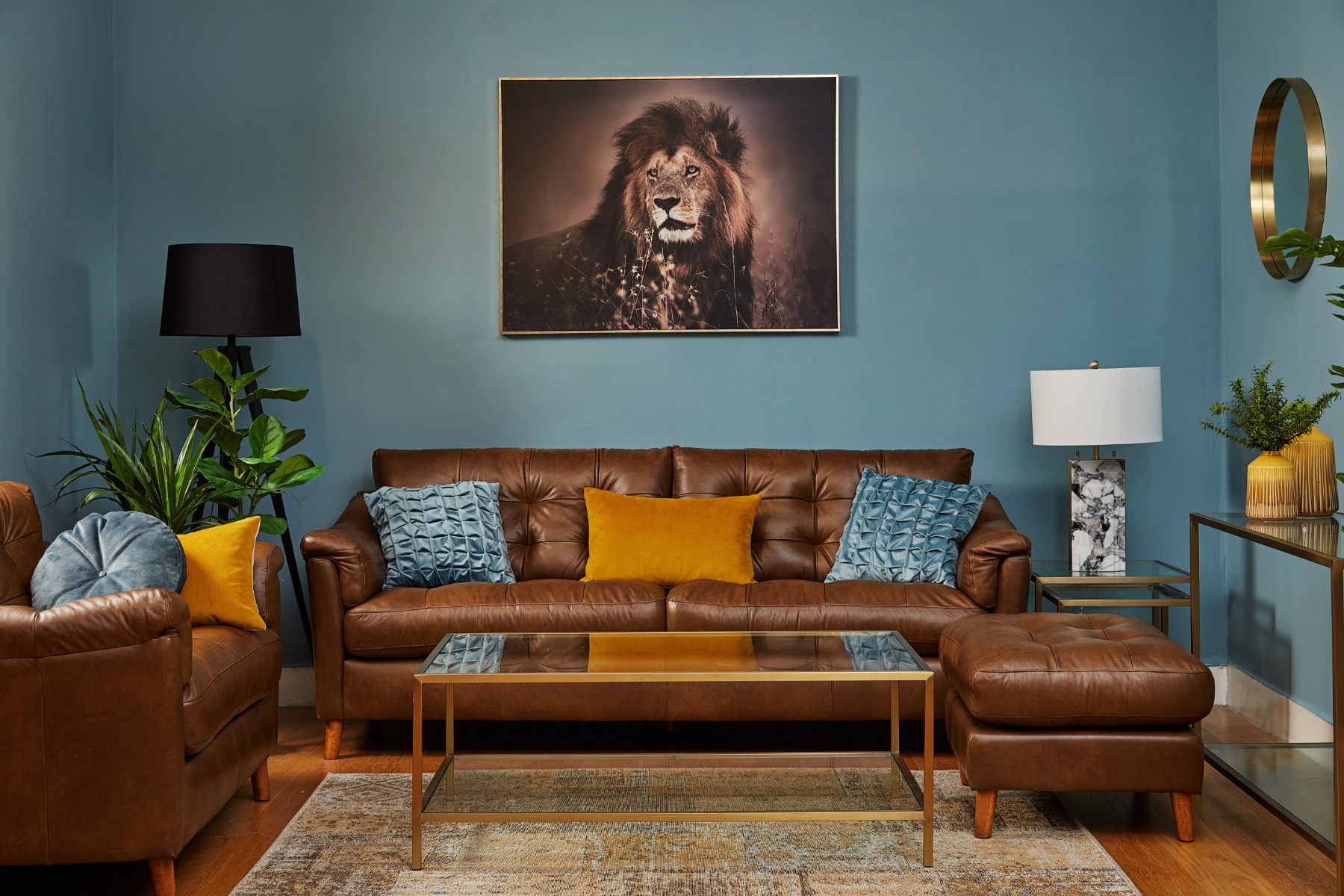 Newmarket Midi Sofa - Leather