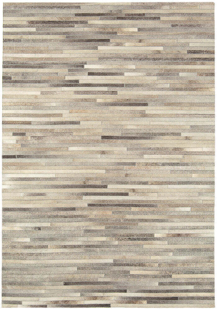 Gaucho Rug Light Grey Stripe