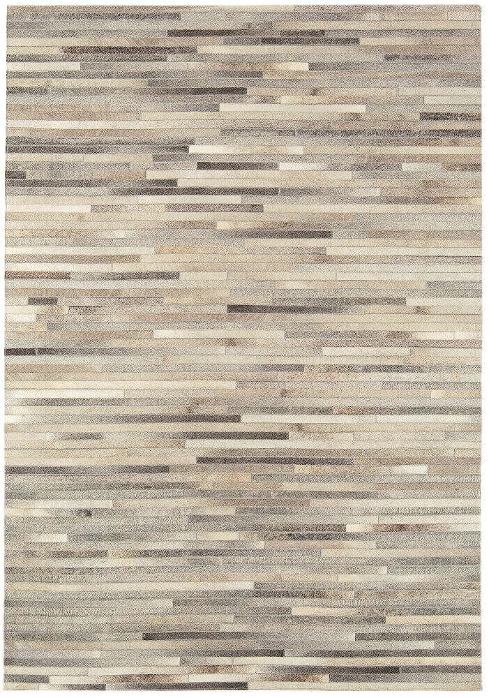 Gaucho Rug Light Grey Stripe