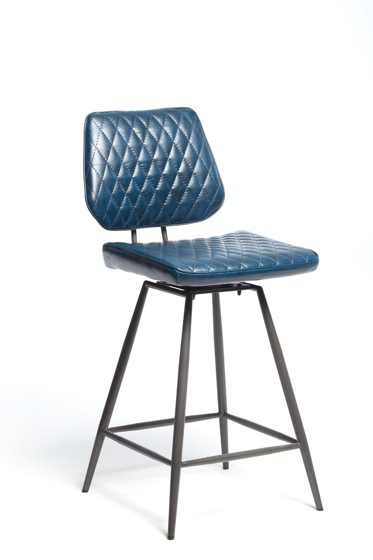 Dark Blue Isabella Bar Stool