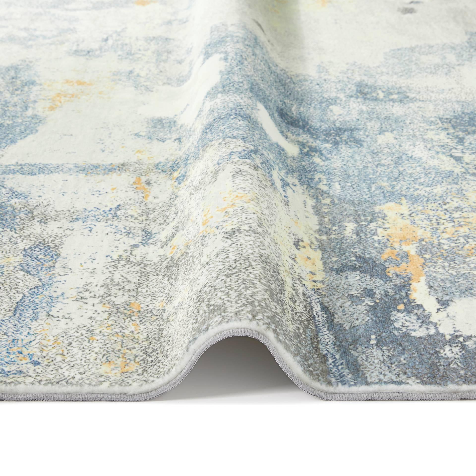 Concept Looms LUX10 Washable Rug Grey Yellow