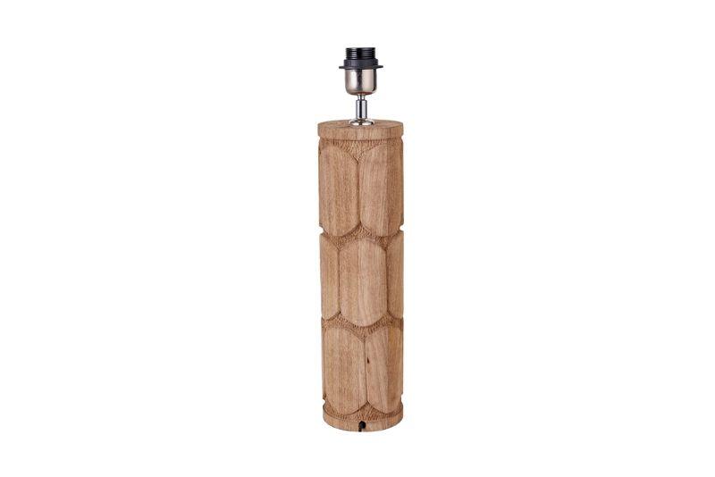 Ellia Natural Wood Tall Table Lamp