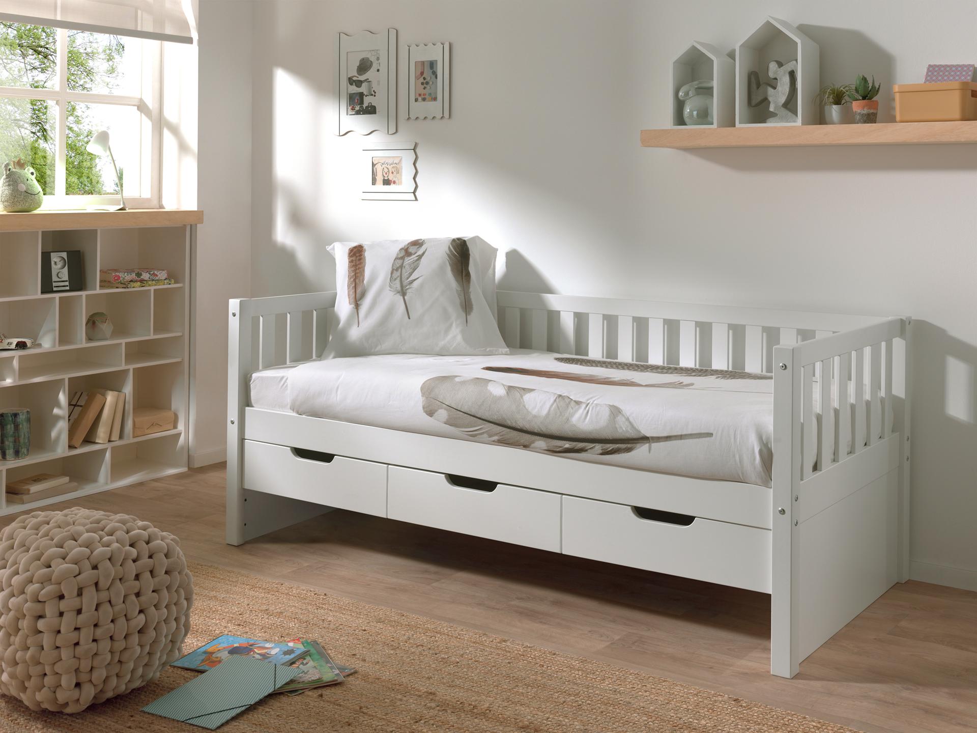 Zoe Captain Bed White