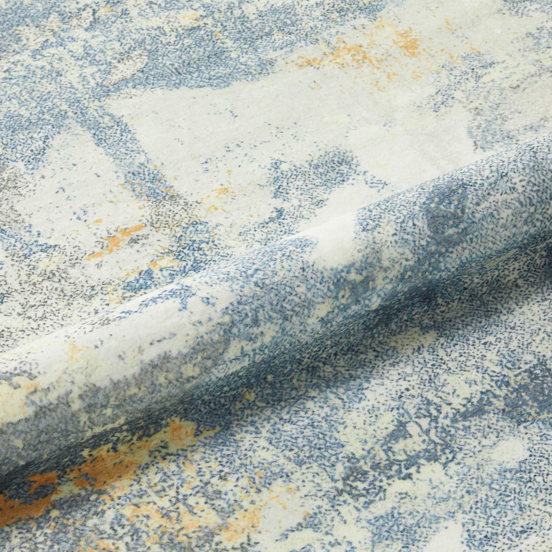 Concept Looms LUX10 Washable Rug Grey Yellow