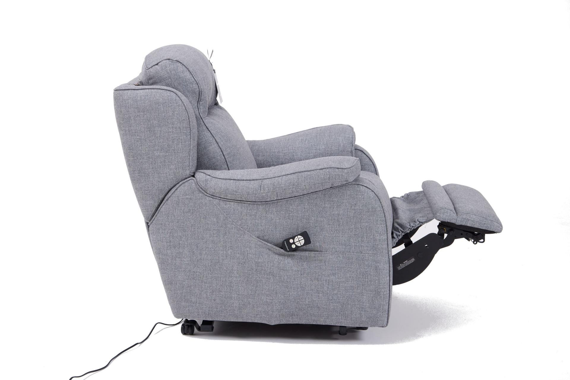 Boston Rise and Recline Armchair Grey