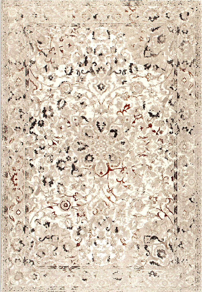 Grandeur Rug Cream Medallion