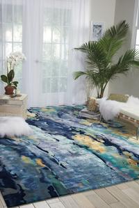 Prismatic Rug PRS09 Silver/Blue Prismatic Rug PRS09 Silver/Blue