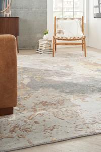 Silk Shadows SHA20 Silver Rug