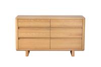 Rowan 6 Drawer Wide Chest Oak