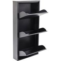 3 Drawer Anthracite Shoe Container
